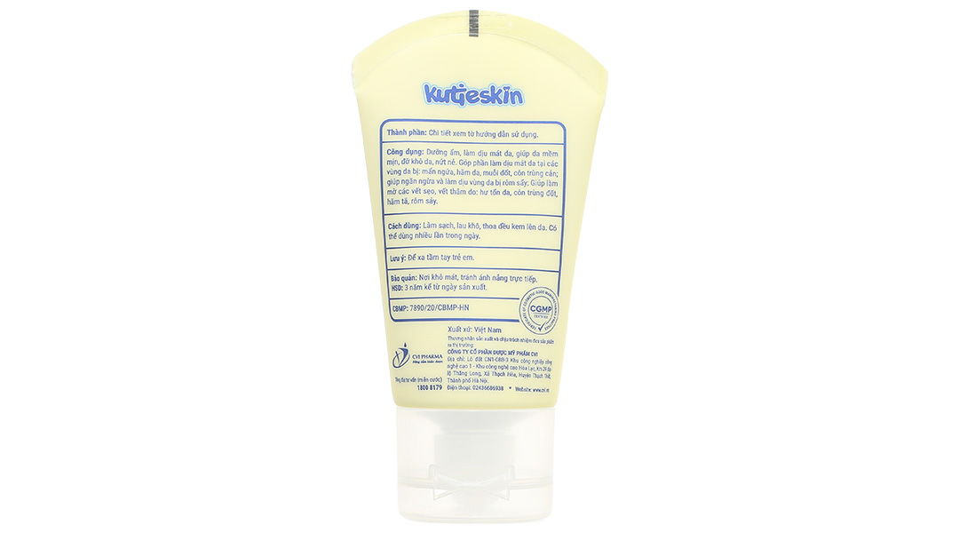 Kem bôi dịu da Kutieskin dịu vết mẫn ngứa, rôm sảy cho bé tuýp 30g - 19